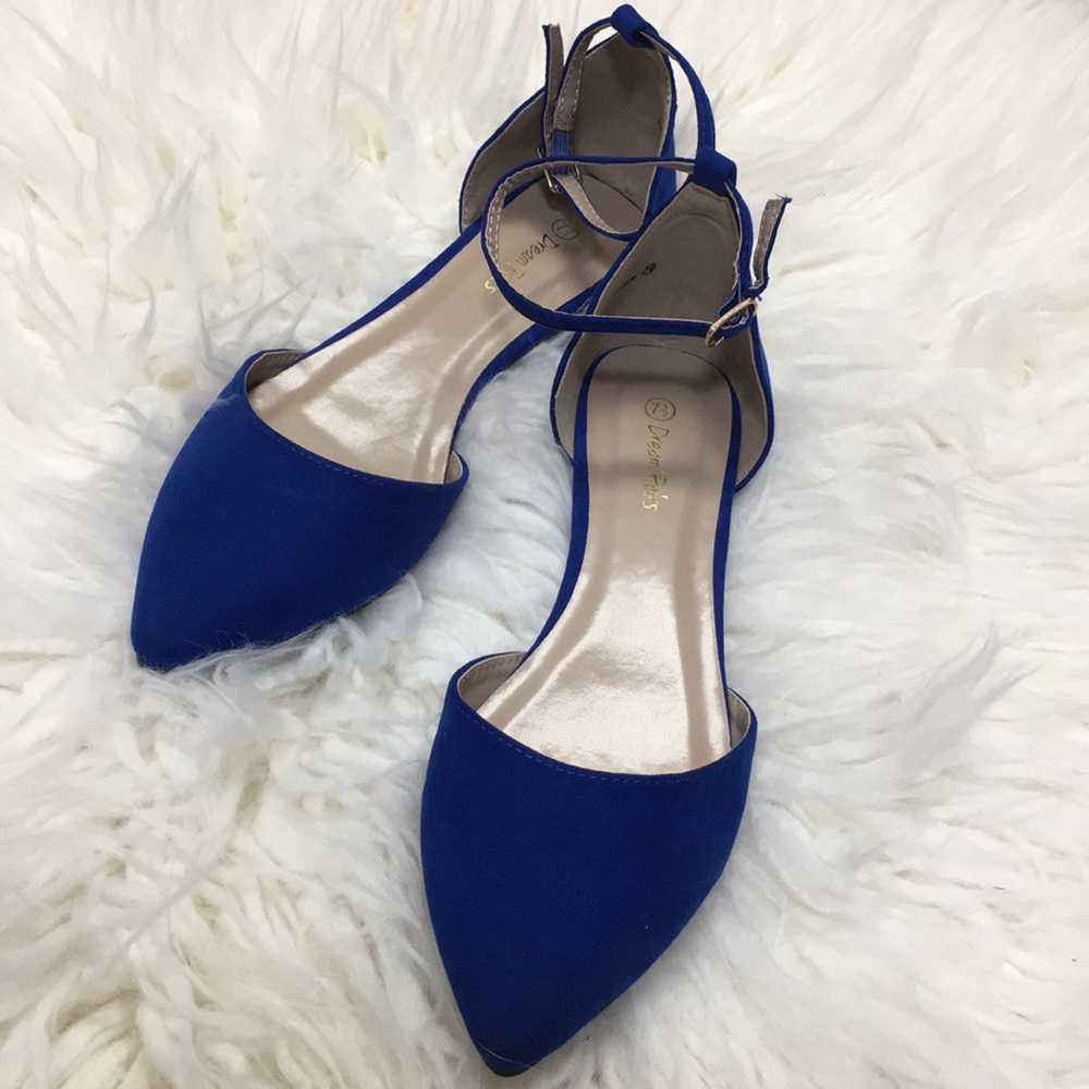 Dream Paris suede blue shoes